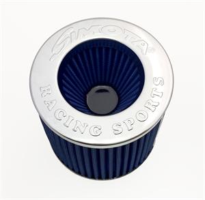 4" Cone Blue Air filter-Chrome top